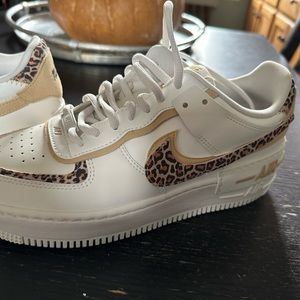 Nike Air Force 1 leopard shadow